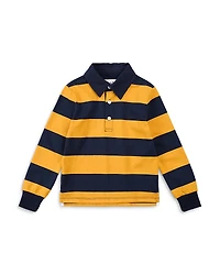 Miles The Label Boys' Striped Rugby Polo Shirt - Little Kid