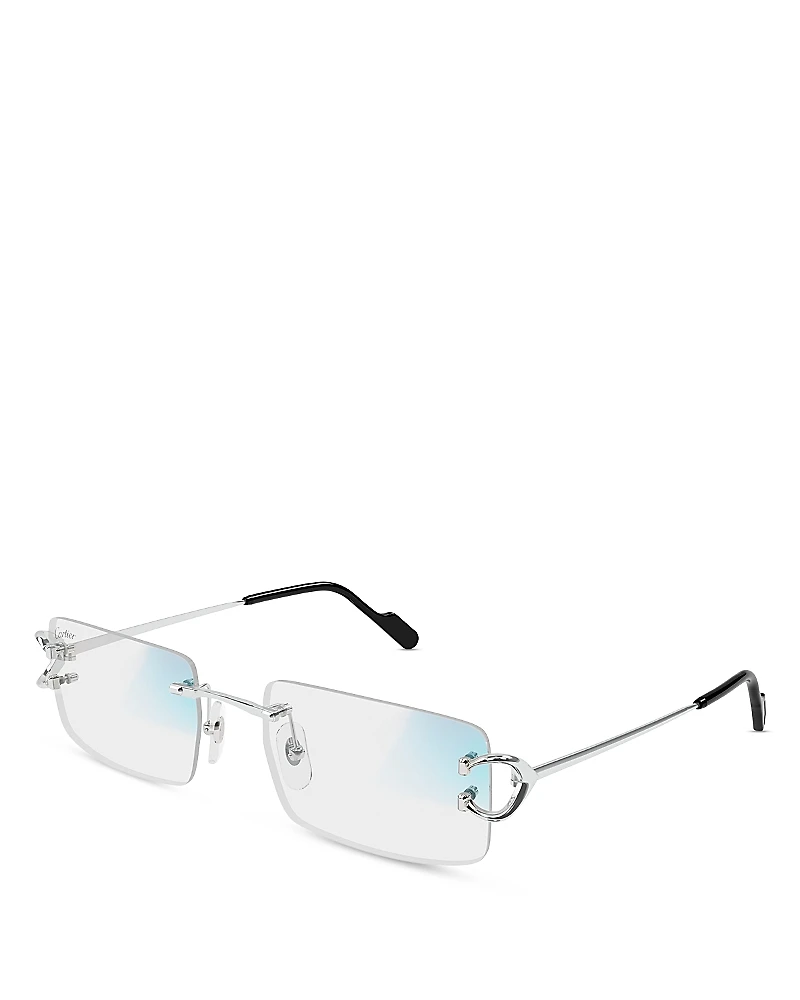 Cartier Rectangle Photochromic Sunglasses, 56mm
