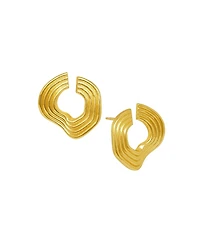 Ottoman Hands Nara Wave Stud Earrings
