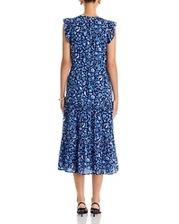 Flutter Sleeve Maxi Dress