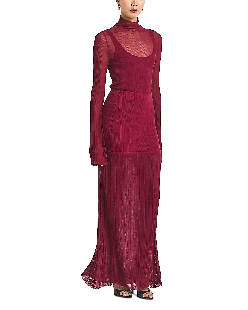 Derek Lam 10 Crosby Romina Sheer Knit Skirt