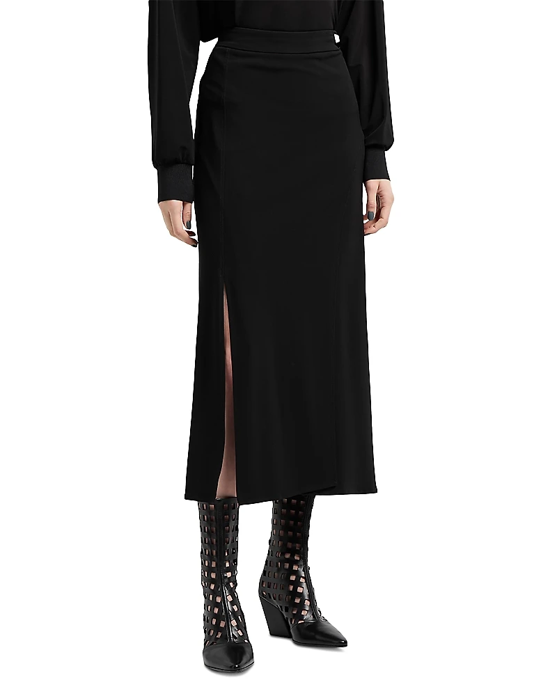 Emporio Armani Side Slit Midi Skirt