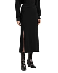Emporio Armani Side Slit Midi Skirt