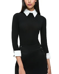 Alice and Olivia Porla Collared Sweater