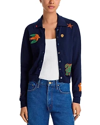 Mother The Racquet Wool Cardigan