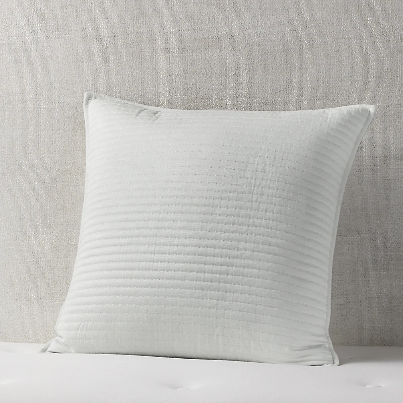 Hudson Park Collection Channel Stitch Coverlet Euro Sham Set - Exclusive