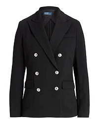 Knit Double Breasted Blazer