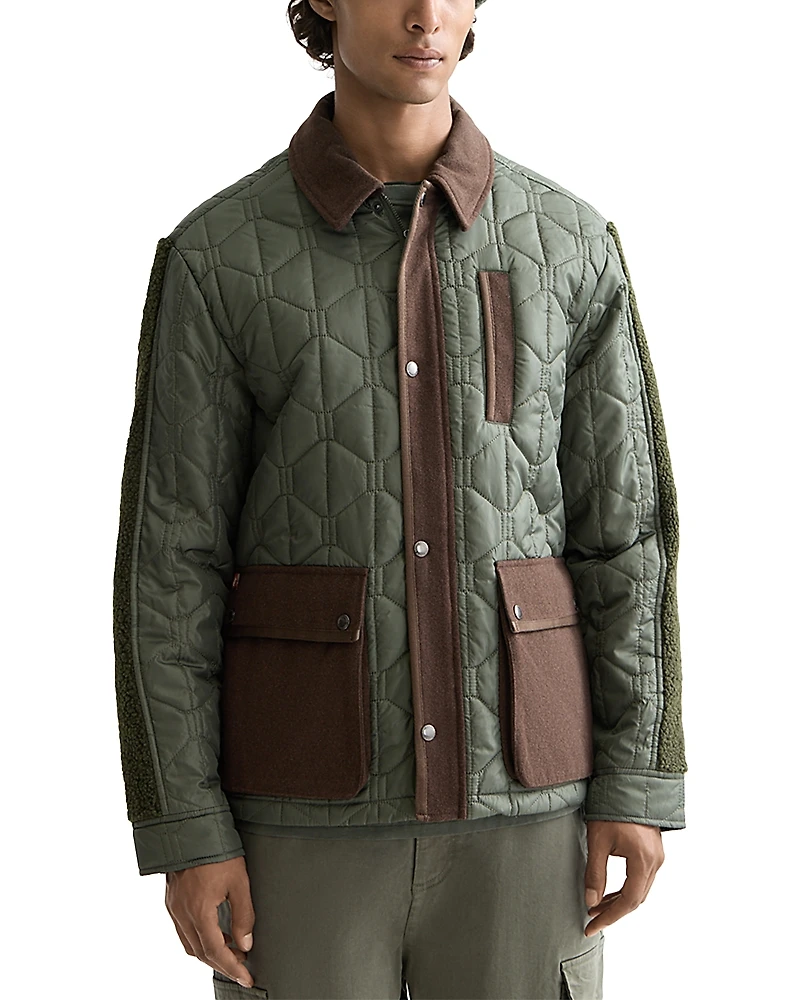 Scotch & Soda Quilted Military Jacket