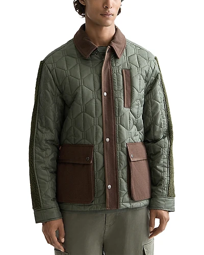 Scotch & Soda Quilted Military Jacket
