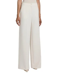 Santorelli Lily Soft Stretch Crepe Wide Leg Pant