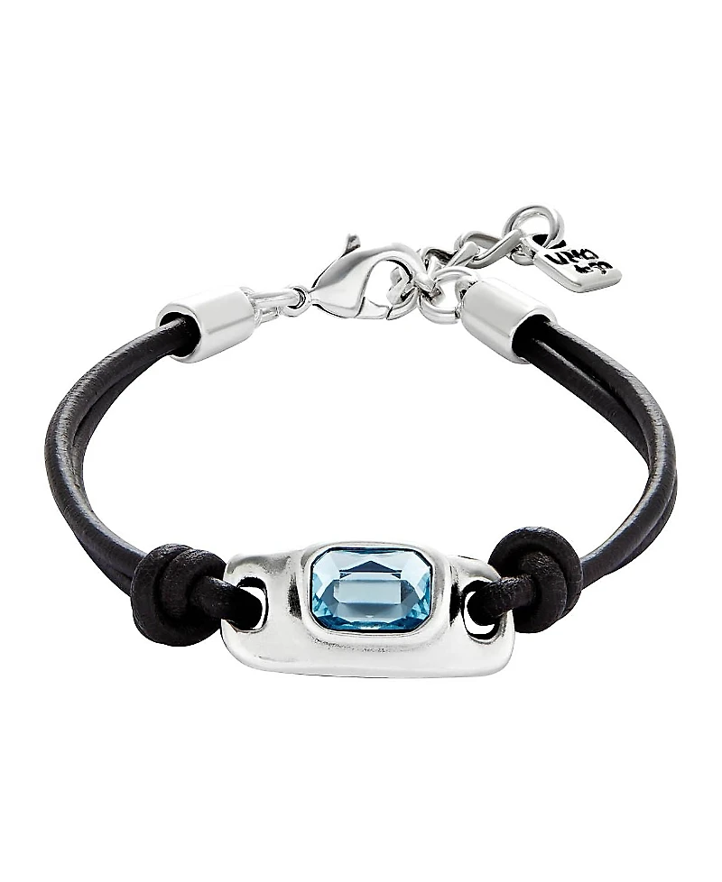 UNOde50 Blue Faceted Crystal Bracelet