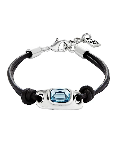 UNOde50 Blue Faceted Crystal Bracelet