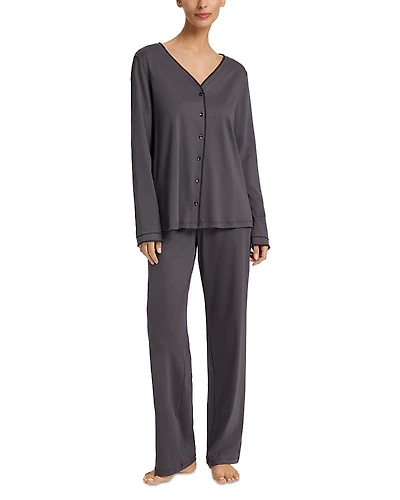 Hanro Una Crochet Stitch Pajama Set