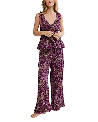 Free People Tangled Lights Printed Pajama Set