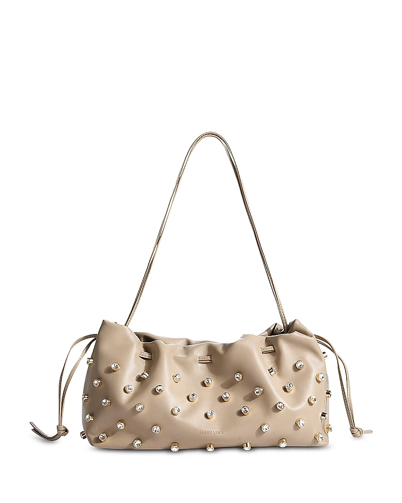 Altuzarra Leather Drawstring Clutch