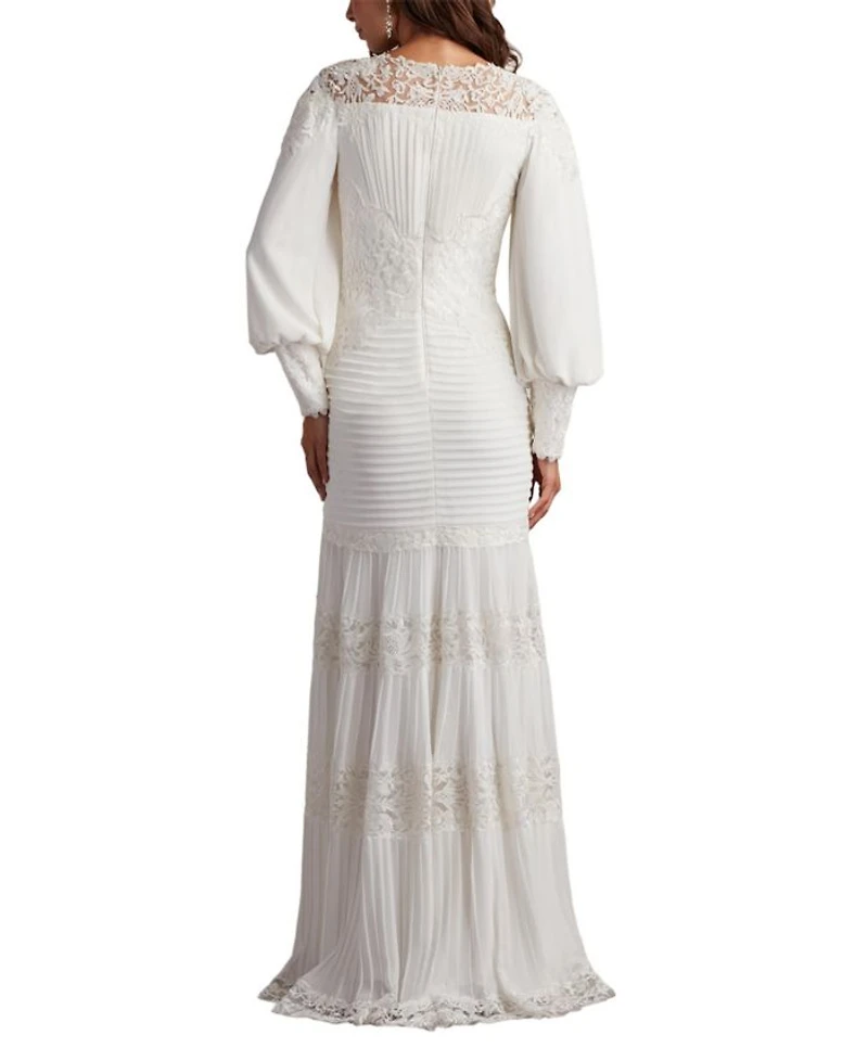 Silverado Blouson Sleeve Gown