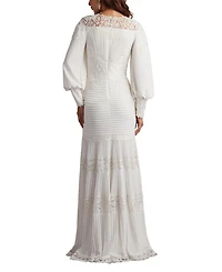 Silverado Blouson Sleeve Gown