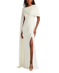 Acadia Shawl Draped Gown