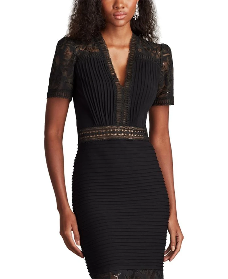 Brone Illusion Lace Cocktail Dress