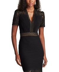 Brone Illusion Lace Cocktail Dress