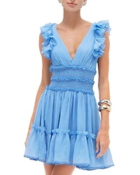 PatBO Chiffon Wonderland Mini Dress