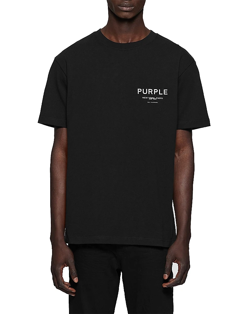 Purple Brand Jersey Graphic Logo Tee