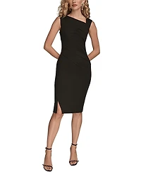 Donna Karan Asymmetric Sheath Dress