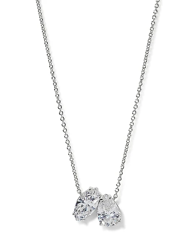 Nadri Everleigh Cubic Zirconia Pendant Necklace, 16-18