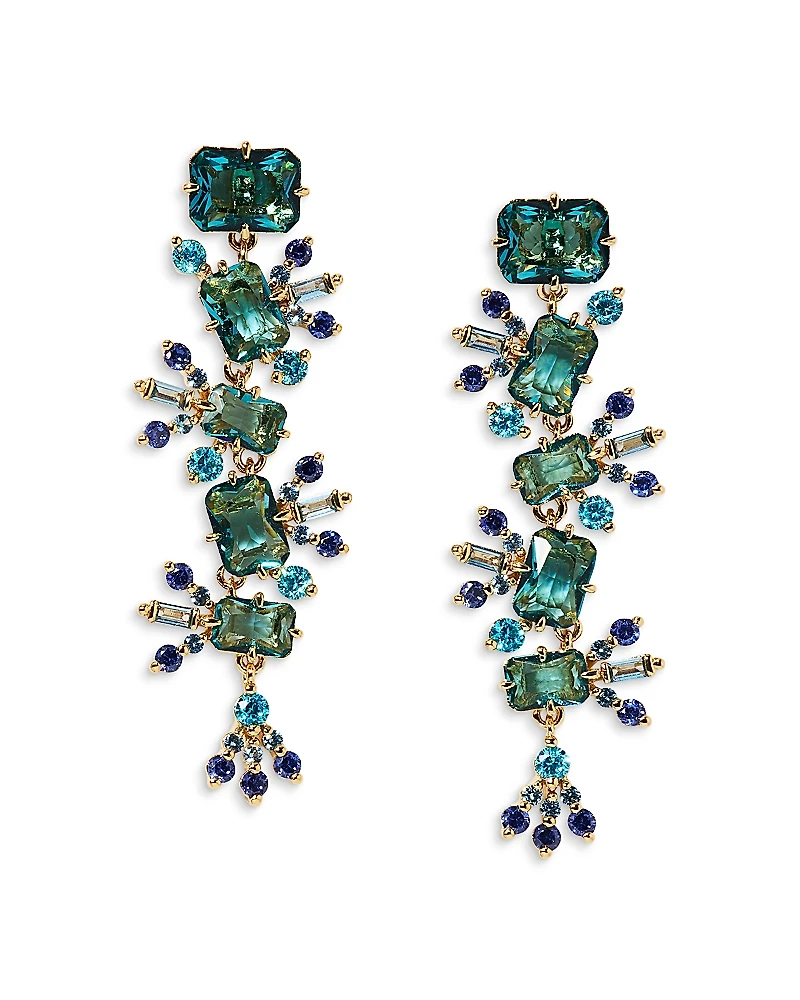 Nadri Stellar Cascade Drop Earrings, 1.9L