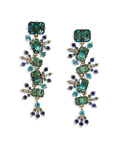 Nadri Stellar Cascade Drop Earrings, 1.9L