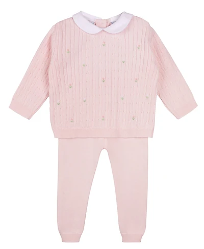 Feltman Brothers Girls' Peter Pan Cable Knit Set - Baby, Little Kid