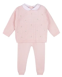 Feltman Brothers Girls' Peter Pan Cable Knit Set - Baby, Little Kid