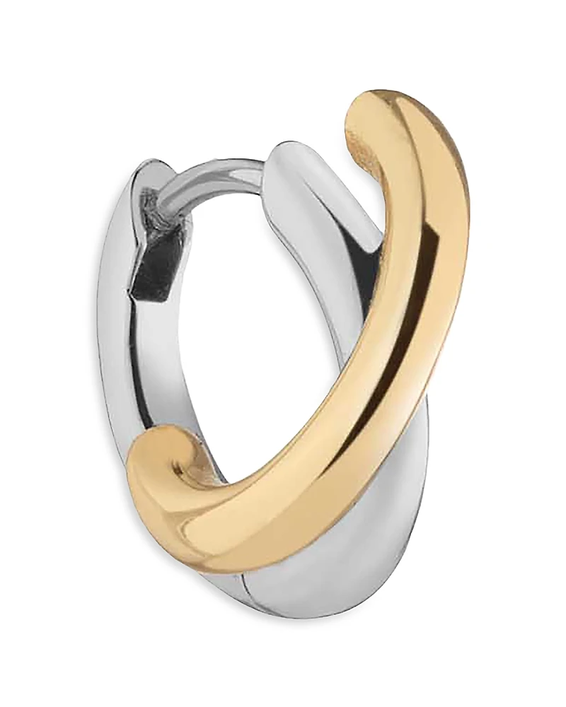 Demarson Jude Crossover Hoop Earrings