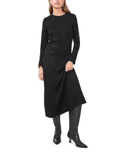Vince Camuto Rib Front Midi Dress
