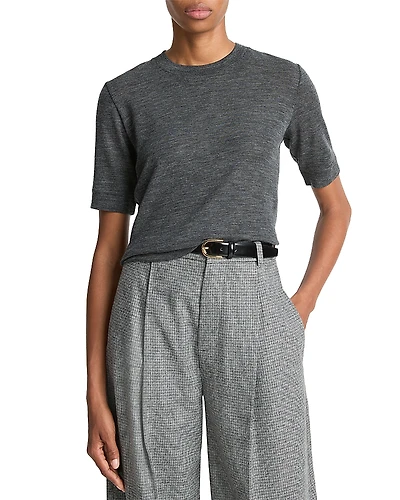 Vince Crewneck Wool Top