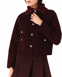 Maje Reversible Double Faced Jacket