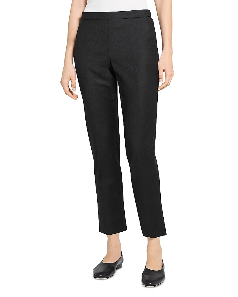 Theory Sleek Flannel Treeca Pull On Pant