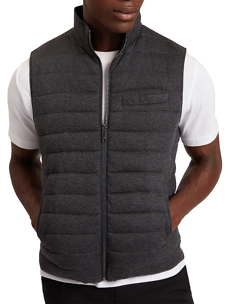 Ted Baker Doppel Fine Knit Reversible Quilted Gilet