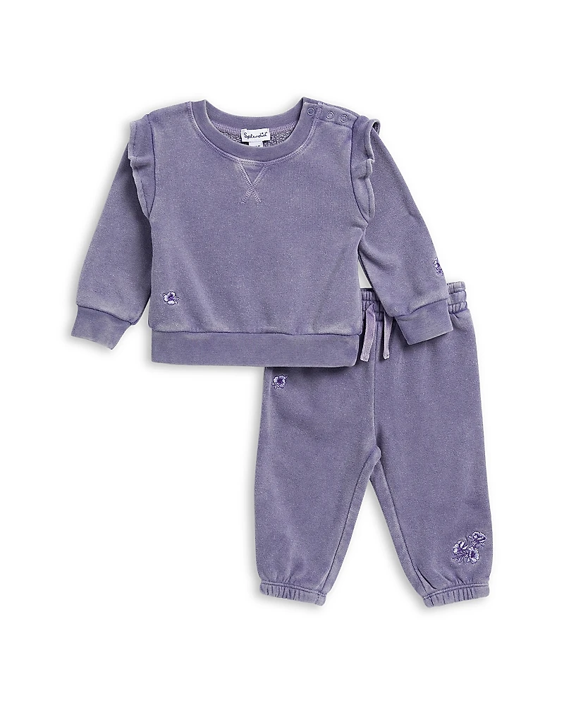 Splendid Girls' Floral Haze Sweatshirt & Pants Set - Baby