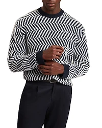 Ted Baker Sergej Chevron Graphic Jumper