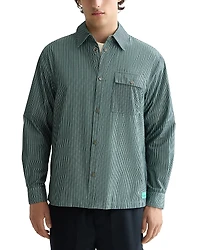 Scotch & Soda Relaxed Fit Micro Check Structured Shirt