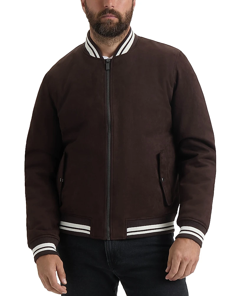 Hunter Manstone Water Repellent Varsity-Style Jacket