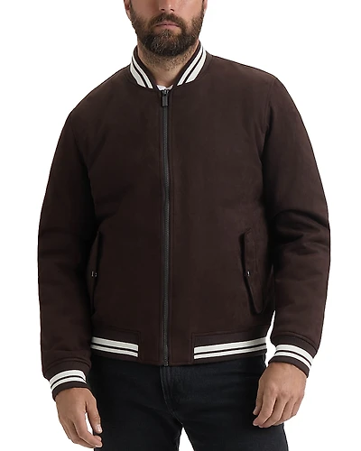 Hunter Manstone Water Repellent Varsity-Style Jacket
