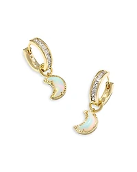 Kendra Scott Moon Huggie Hoop Earrings