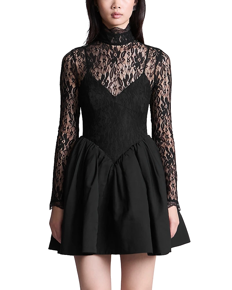 Bcbgmaxazria Stretch Lace Bubble Dress
