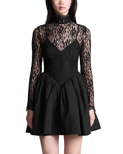 Bcbgmaxazria Stretch Lace Bubble Dress