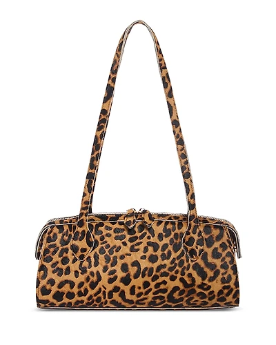 Aqua East West Leather Shoulder Bag - Exclusive