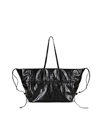 Balmain Track Zips Calfskin Tote Bag