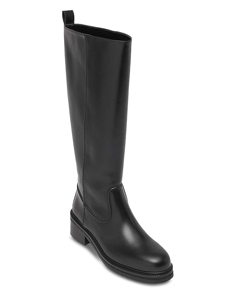 Maje Women's Leather Riding Boots
