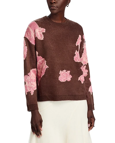 Koko + Mason Floral Print Sweater